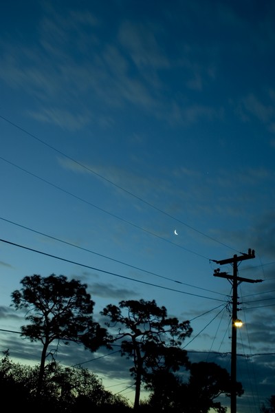 just before dawn