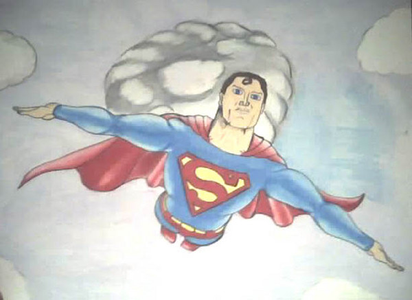 Superman Flying