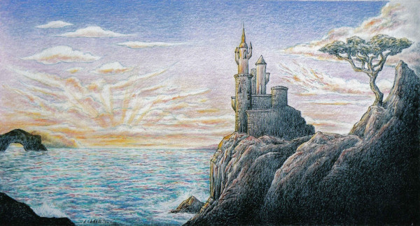 castle on the rock