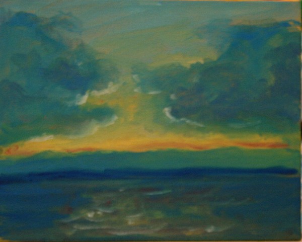 castle rock sunset study