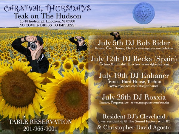 flyer for July 