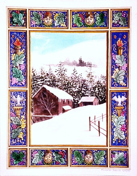 Winter Barn