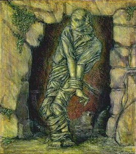 he who had died came out