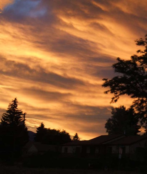 Sunset with Silohuette