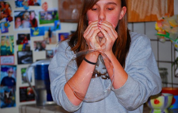 BLOWING BUBBLES