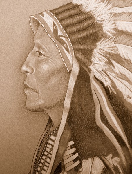 'Chief Strange Horse' Upper Brule Sioux