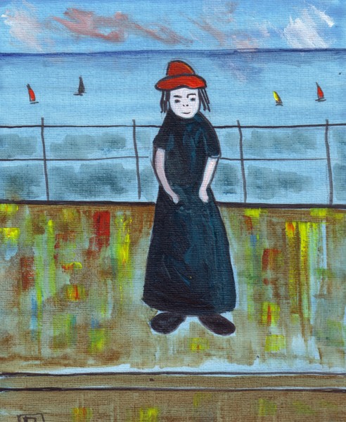 GIRL WITH A RED HAT