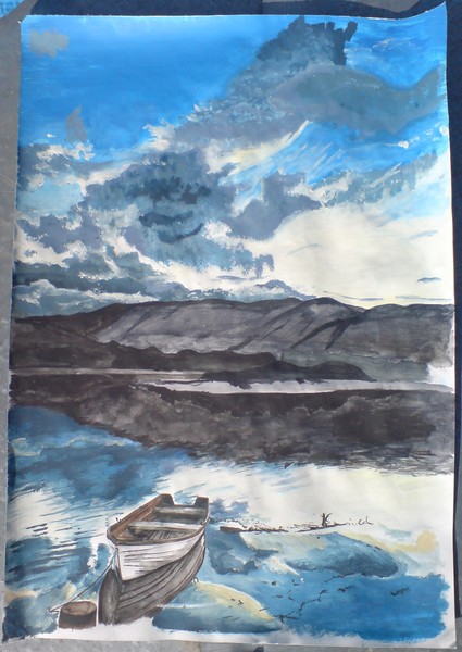 Sky and sea