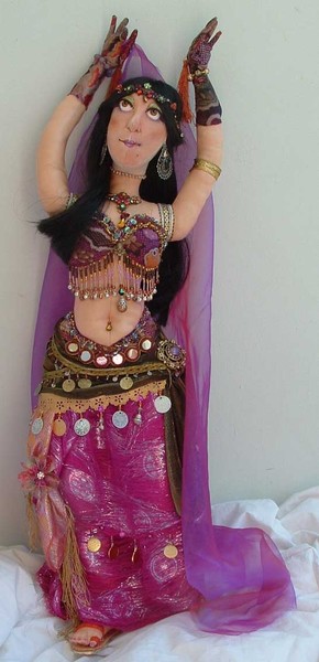 FUSCIA- Beautiful Belly Dancer