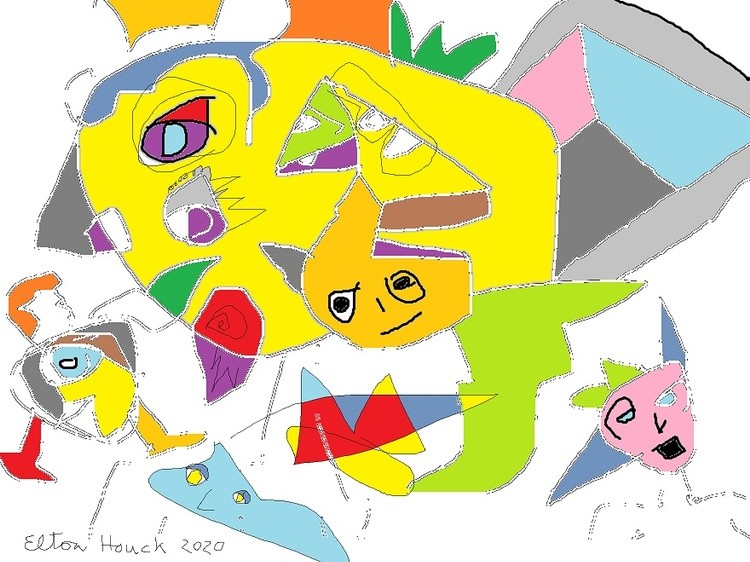 ART DEVOURING ITSELF,,(C) 2020 ELTON HOUCK