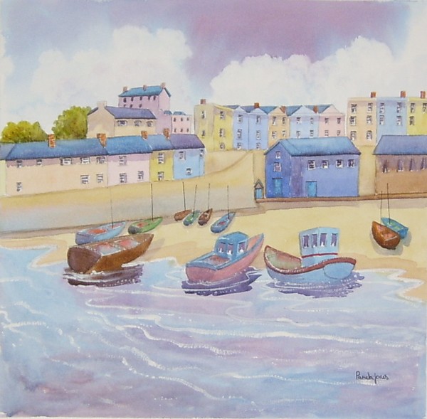 Tenby harbour, Pembrokeshire, Wales