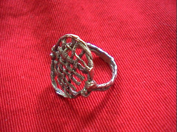 Hand made sterling silver ring