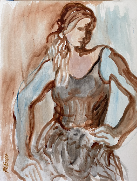 Woman in Brown