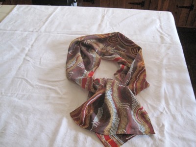 Water Serpent Dreaming 100% L Silk Scarf
