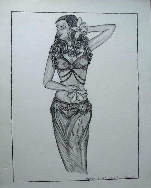 Belly Dancer, Spreading Her Magik