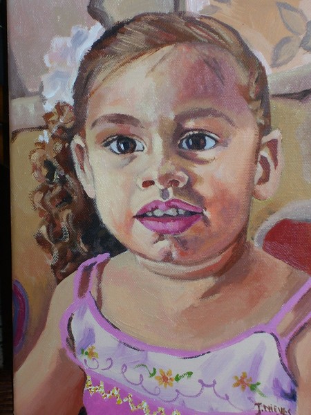 portrait if a little girl