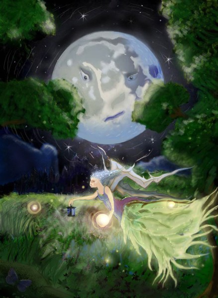 Moonlight angel feary