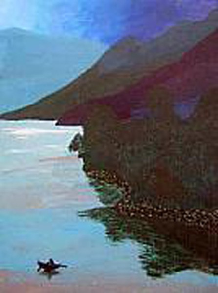 Lake by the Mountains
