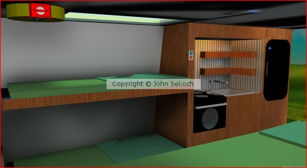View from upper bunk