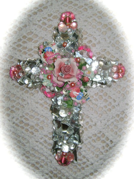 VINTAGE JEWELRY & CERAMIC COLLAGE