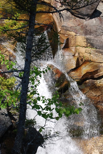 waterfall in maine