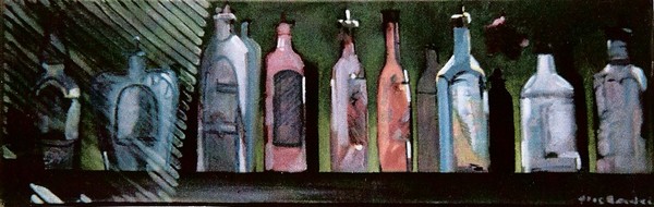 at a bar