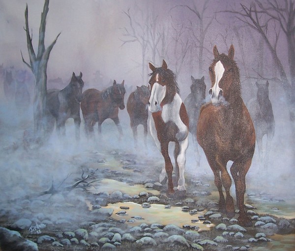 Blue Horses