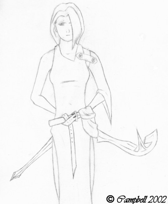 Two sworded lady