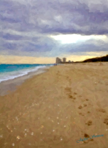 Sunset along theShore