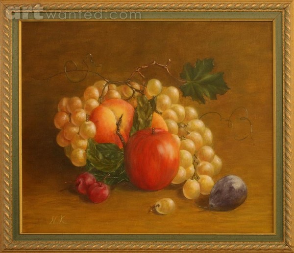Still life with apple