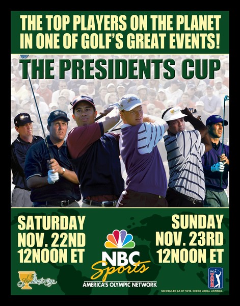 NBC Sports President's Cup ad