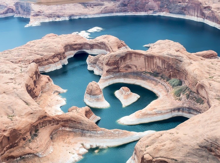 Amazing Reflection Canyon from above