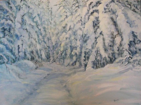 Winter's Paint Brush