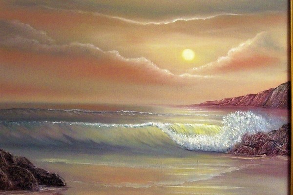 SUNSET BY THE SEA