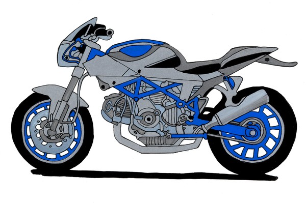 motorcycle painting