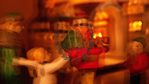 Department 56 Christmas Village Digital Art