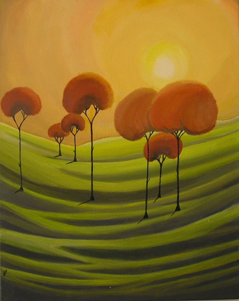 Fire Balloon Trees