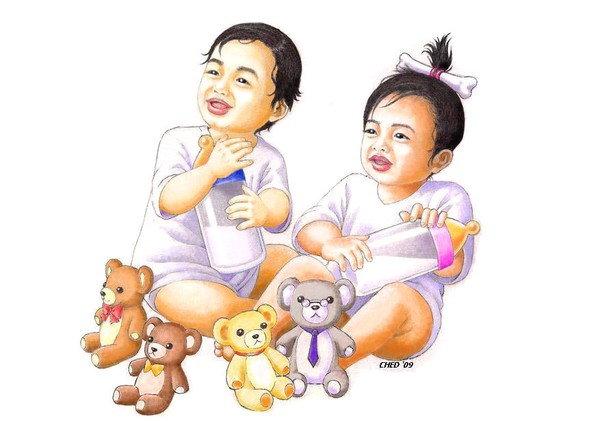 Twin Jyrus & Jamilla Colored