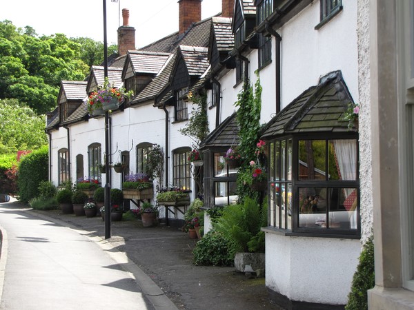 Row of cottages