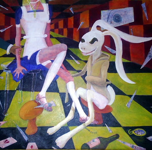 white rabbit