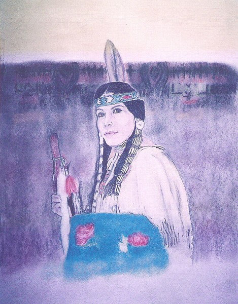 Navajo Wedding bride