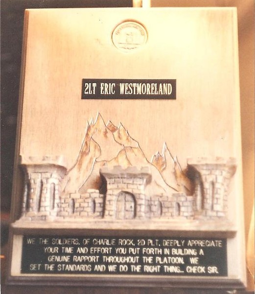 3rd career plaque