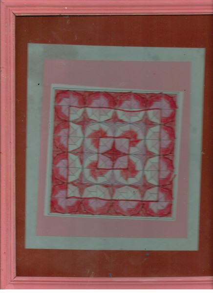 Pink and red