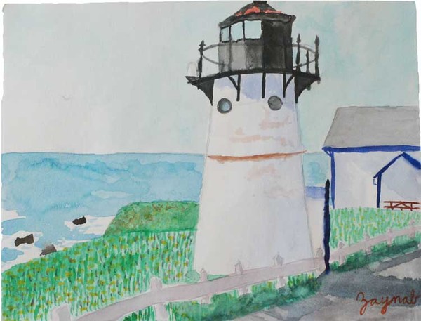 Watercolor Lighthouse