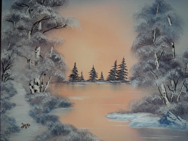 Valley by the lake
