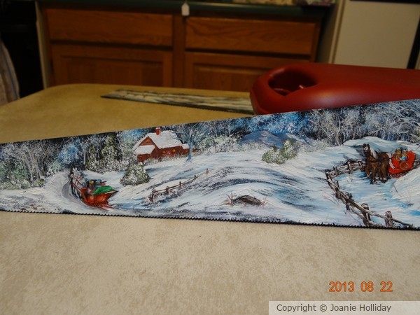 WINTER SLEIGH RIDE -SAW BLADE -OIL