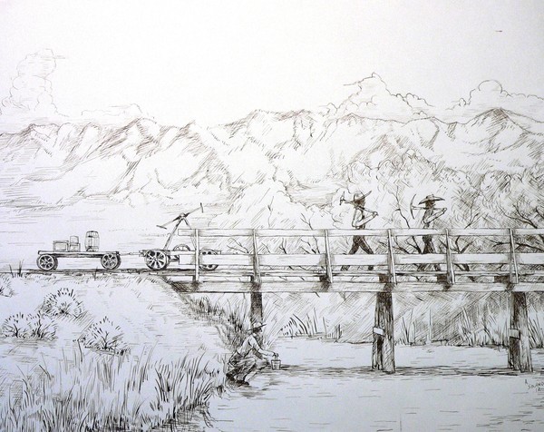bridge at owens river