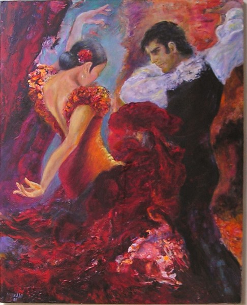 Flamenco dancers
