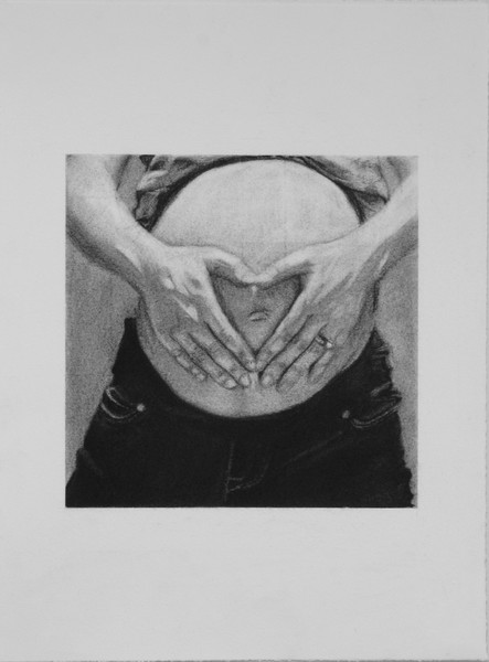 Pregnancy Figure Drawing - 1