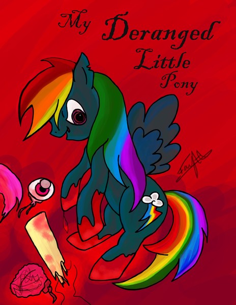 Deranged Rainbow Dash